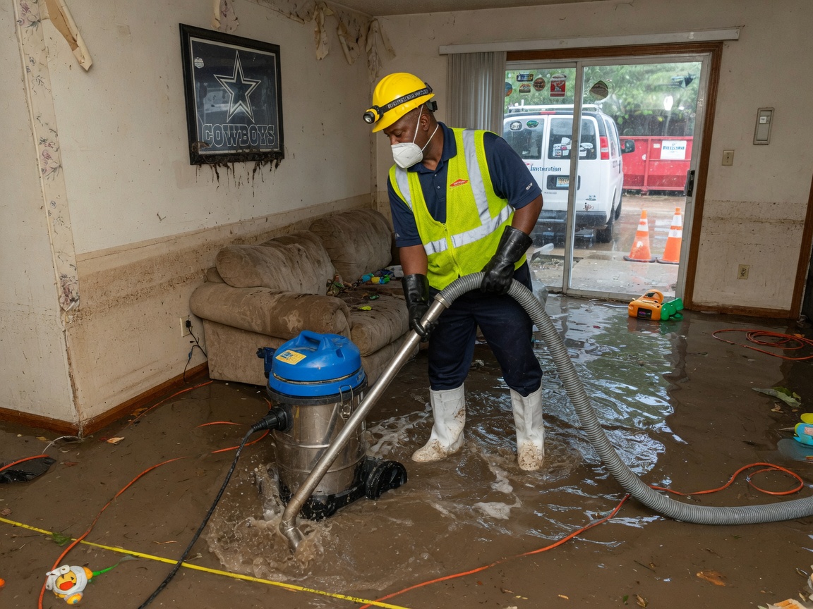 water damage restoration in Balch Springs